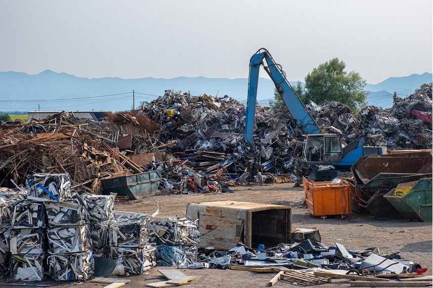 Steel and metal scrap recycling